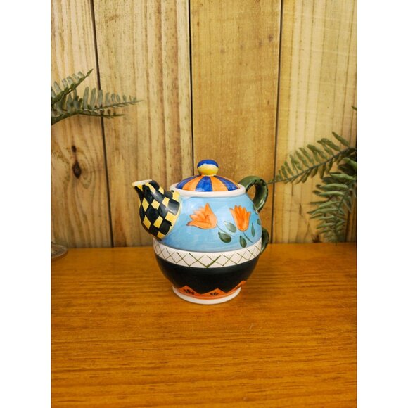 Whimsical Ceramic "Tea for One" Set - Picture 8 of 8